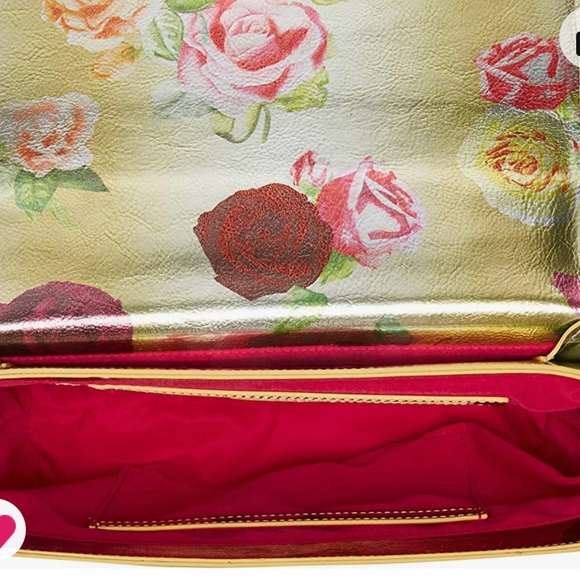 Betsey Johnson BEAUTIFUL BUTTERFLY TOP HANDLE BAG GOLD - Picture 3 of 4